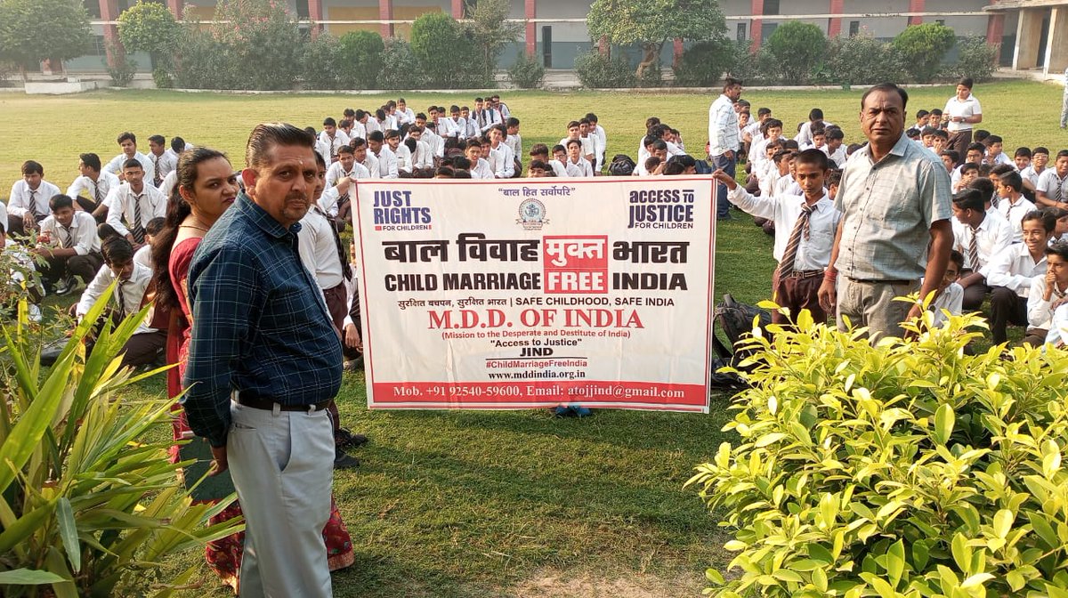 child_haryana's tweet photo. βWe cannot change what we are not aware of, and once we are aware, we cannot help but change.β
So, awareness about Child Marriage will eventually stop Child Marriages.
#UnitedAgainstChildMarriage
#BalVivahSeAzadi
#betibachaobetipadhao
#kscfindia
#Awareness
#Jind https://t.co/TioFvICc2n