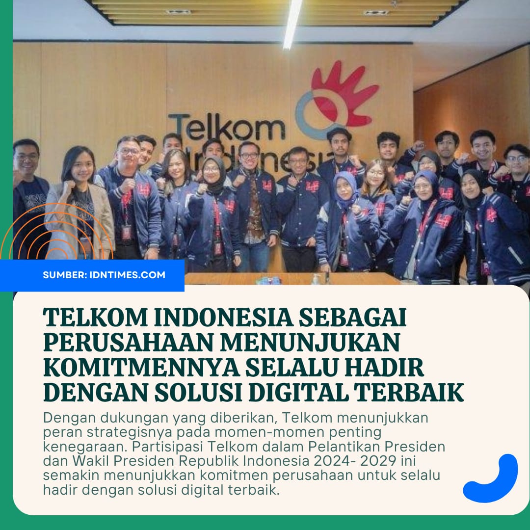 dugeem's tweet photo. Telkom Indonesia kembali menegaskan peran strategisnya dalam momen penting kenegaraan yakni berpartisipasi dalam Pelantikan Presiden dan Wakil Presiden Republik Indonesia 2024-2029.
#Berita #TelkomIndonesia #TelkomForYou #Prabowo #Gibran #Garime 
https://t.co/wW9zotRPJy https://t.co/QpDCn3BONP