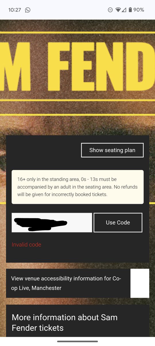 tpackter99's tweet photo. Christ it was easier getting Oasis tickets #samfender https://t.co/y0XZjj6f1E