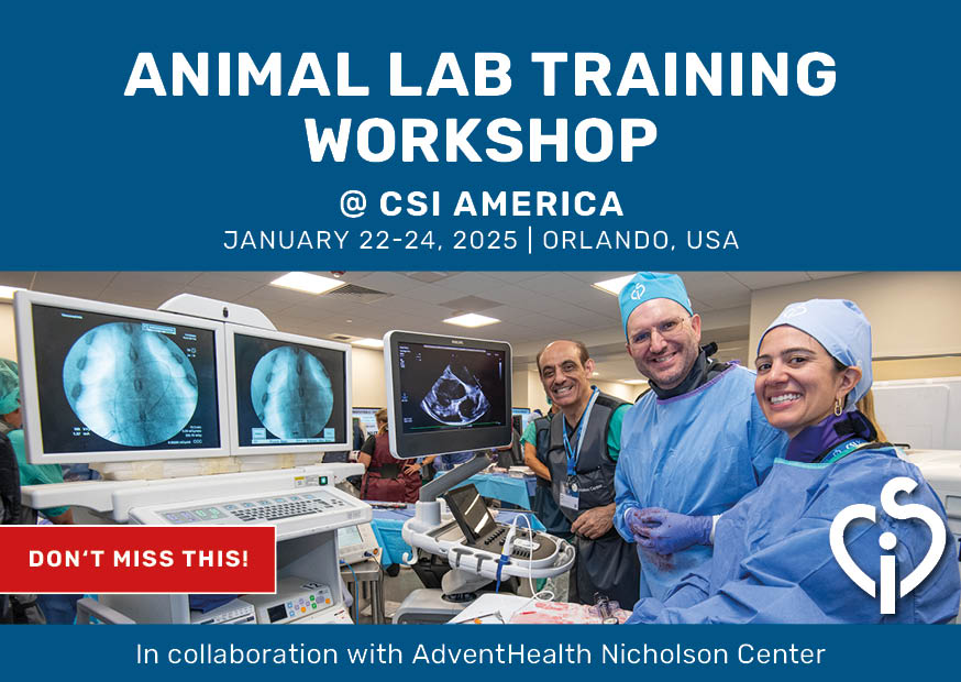 CSIcongress's tweet photo. Don't miss this opportunity, and save your spot in the animal lab training workshop at #CSIAmerica2025!
Find out more and register: https://t.co/qtzStufCYh
CSI America takes place on January 22-24, 2025 in Orlando, USA.
#animallab #CSIFamily #cardiology #cardiox https://t.co/WpgRrK91pq