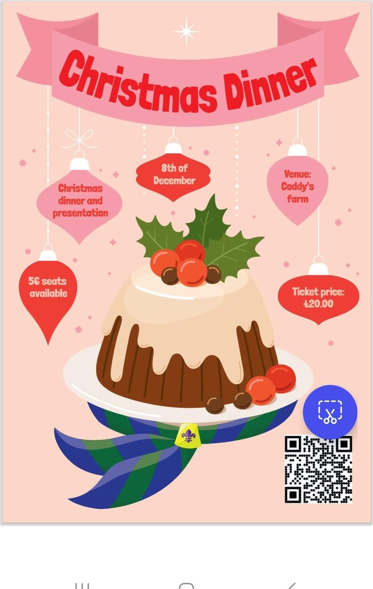 Come along and enjoy a Christmas dinner prepared and served by the Explorers PLUS a presentation  from the Explorers on their UK Explorer belt🎄🎅

Book here👉
webforms.1sthv.online/view.php?id=16…