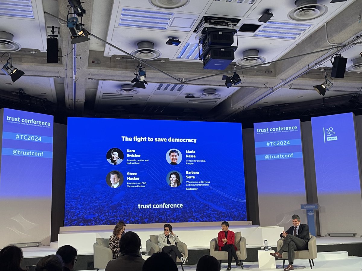 Mary Fitzgerald (@maryftz) on Twitter photo ‘We became journalists because information is powerful’
<a href="/mariaressa/">Maria Ressa</a> remembering a very different time
#TC2024 ‘We became journalists because information is powerful’
<a href="/mariaressa/">Maria Ressa</a> remembering a very different time
#TC2024