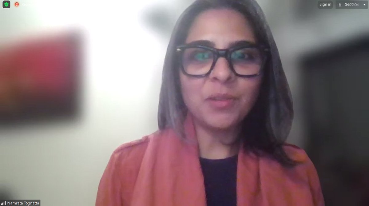 the_ACEProject's tweet image. In her welcome speech, Namrata, Dr. Namrata Tognatta, ACE Impact Task Team Lead, applauds the #AAU team &amp;amp; ACE Impact country representatives for their dedication and hard work all these years
#ACEImpact #PartnershipGoals #HigherEd