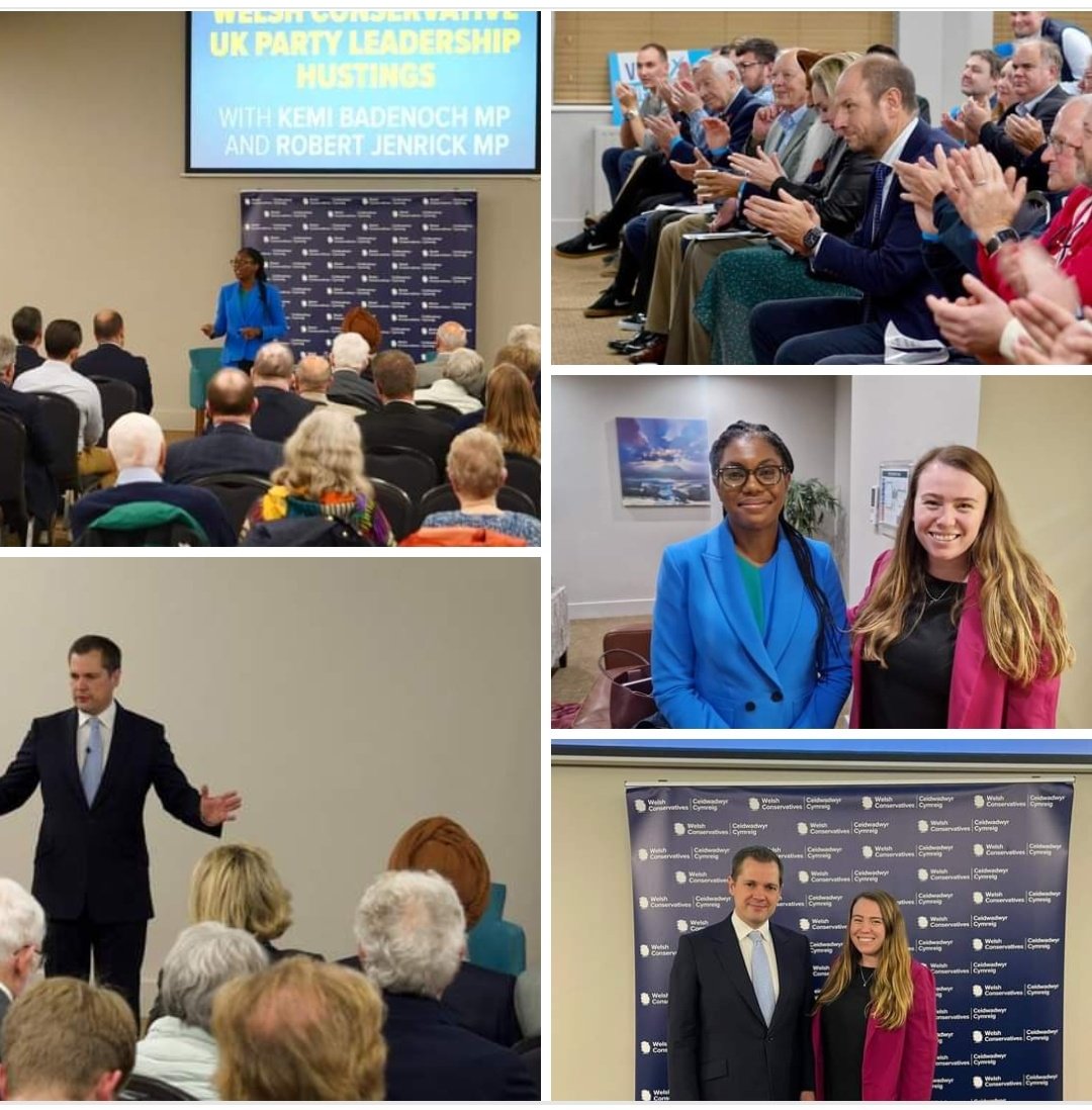 It was a tight turn around to pull off, but great to organise the <a href="/WelshConserv/">Welsh Conservatives 🏴󠁧󠁢󠁷󠁬󠁳󠁿</a> UK Party Leadership Hustings in Cardiff on Friday with <a href="/KemiBadenoch/">Kemi Badenoch</a> and <a href="/RobertJenrick/">Robert Jenrick</a> giving members the chance to further decide who gets their vote for the next <a href="/Conservatives/">Conservatives</a> Party leader 🗳