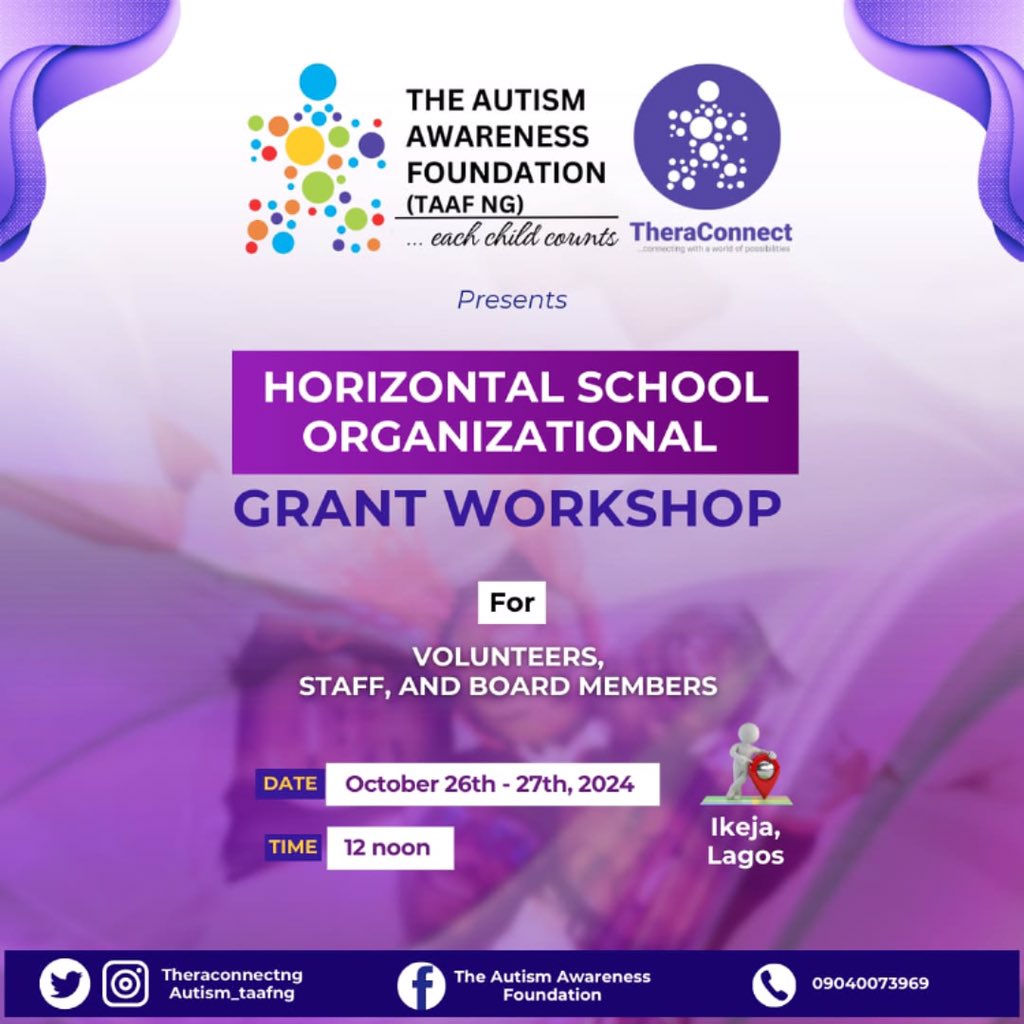 autism_taafng's tweet image. We present “ HORIZONTAL SCHOOL ORGANIZATIONAL GRANT WORKSHOP“, for volunteers, staff, and board members whereby we come together to shape the organization&apos;s goals.

#innovativeideas #organizationtransformation #collaboration #partnership #professionaldevelopment