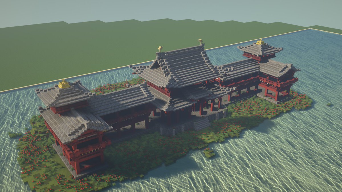 平等院鳳凰堂

完全再現では無いです
 #minecraft
 #minecraft建築コミュ  #minecraftbuilds