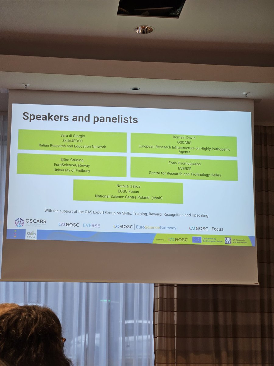 EVERSE (@eosc_everse) on Twitter photo It's EVERSE time at the #eoscsymposium2024. We're happy to join the Unconference session together with <a href="/Skills4Eosc/">Skills4EOSC</a> @oscars_eu #EOSCfocus and #eurosciencegateway It's EVERSE time at the #eoscsymposium2024. We're happy to join the Unconference session together with <a href="/Skills4Eosc/">Skills4EOSC</a> @oscars_eu #EOSCfocus and #eurosciencegateway