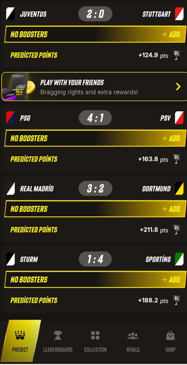 rabuktu's tweet photo. Champions League time! 🔥 Going for high scores tonight with some bold predictions.🚀

#ChampionsLeague #RealMadrid #Dortmund #Juventus #PSG #PSGPSV #Monaco #Milan #MilanBrugge #Arsenal #Girona #AstonVillaBologna #PSV #Shaktar #Bratislava #Bayern #Barcelona @scorerushgame https://t.co/ZemjnIUTk2