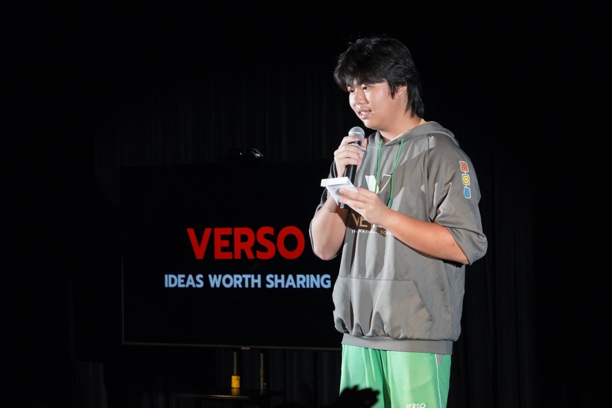 versoschool's tweet photo. In their unit on Thai speech, C9-10 learners explored topics they were passionate about, crafted scripts, and practiced their public speaking skills to inspire their audience. C11-12 learners simulated a political campaign, and delivered campaign speeches in Thai. https://t.co/57t5Up1OCF