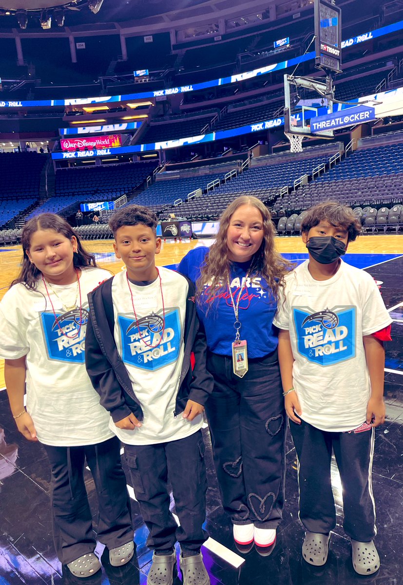 Our Mustangs took their love for reading on the road with the Pick, Read, and Roll field trip! Congrats to our 5th graders Jafeth, Wilmer, and Roxani for having the highest reading growth last year!!!📚✨