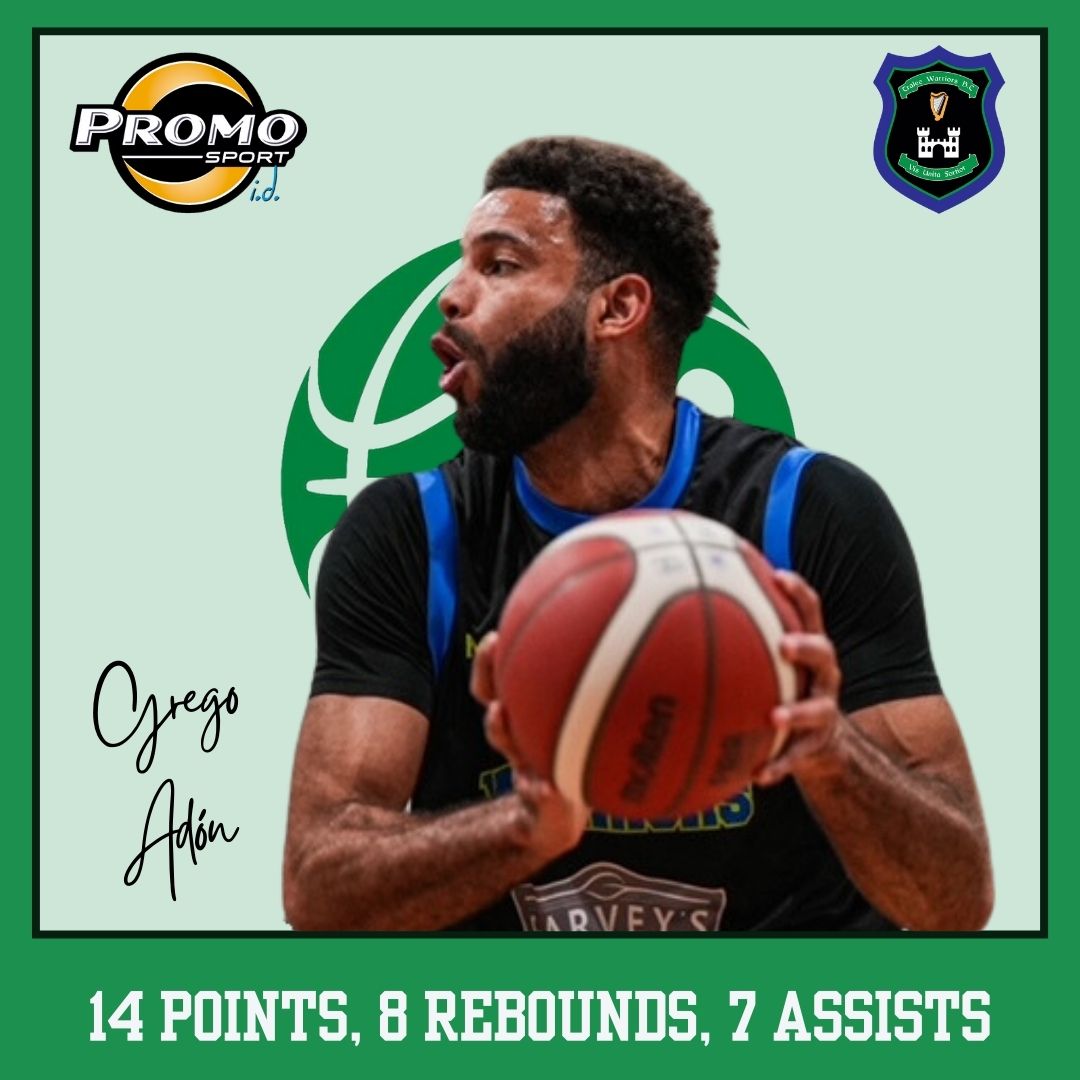 Ireland - Superleague 🇮🇪 Gregorio Adón had 14 points, 8 rebounds and 7 assists for Garveys Tralee Warriors (Photo: David Corkey) #PSFam