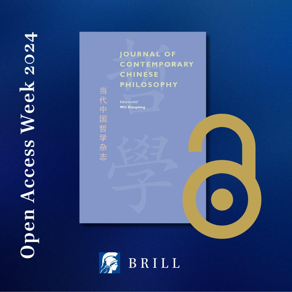Join us in celebrating #OpenAccessWeek with a spotlight on the forthcoming Journal of Contemporary Chinese Philosophy (#DiamonOpen Access). Stay tuned for its launch and explore how it will contribute to global philosophical debates. 

👉brill.com/jccp 

#DGBOA #OAWeek
