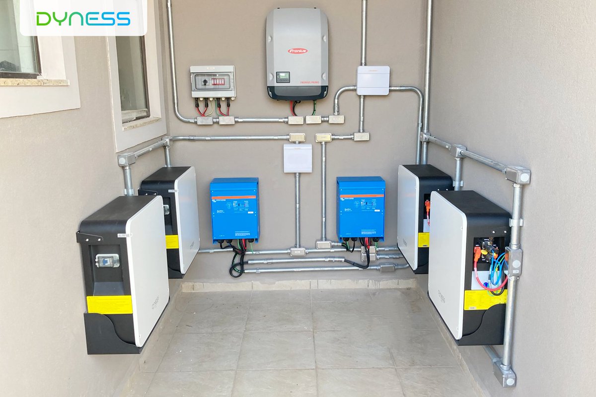 DynessESS's tweet image. 💡 Check out our latest case study showing a setup of 4 PowerDepot H5B units paired with 2 #Victron inverters! 💚
Discover how Dyness can revolutionize your energy management: dyness.com/products/power…
#DynessShowcases #PowerDepotH5B #SolarBattery #EnergyStorage #SustainableEnergy