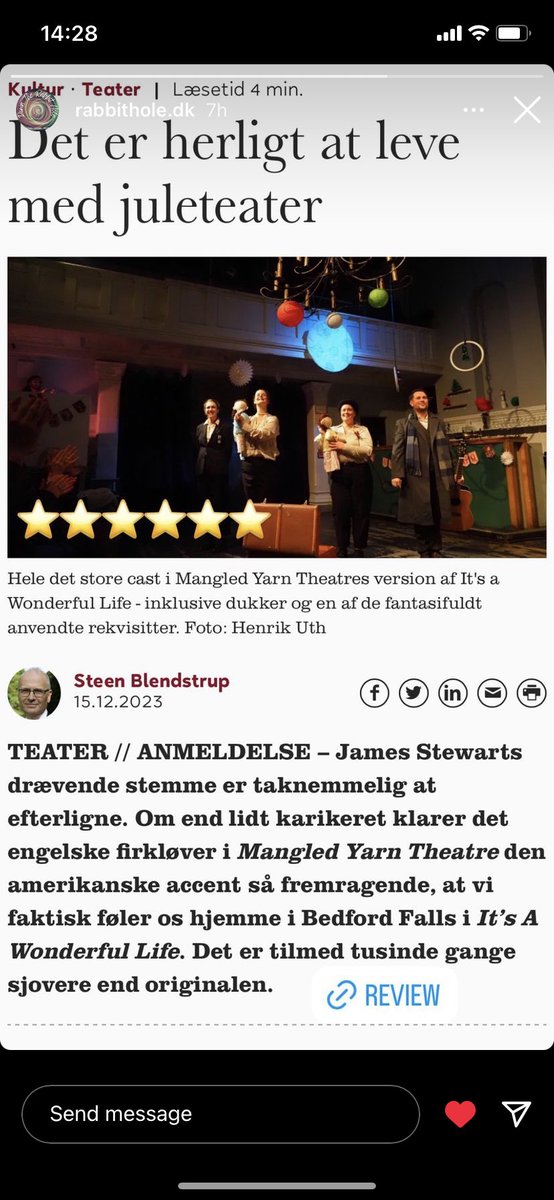 Mangled Yarn Theatre tweet media