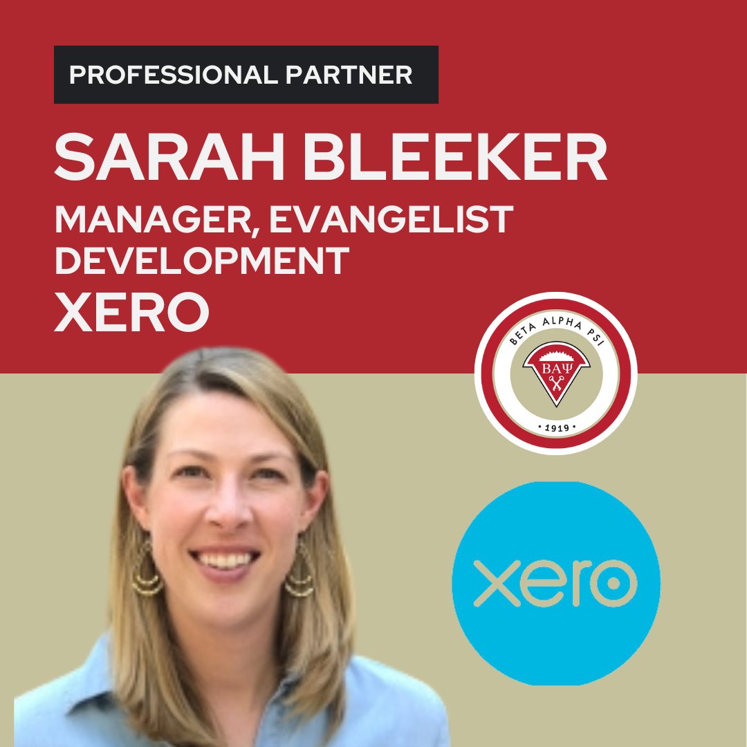 🌟 **Professional Partner Tuesday Spotlight** 🌟On this Professional Partner Tuesday, we're thrilled to spotlight an incredible supporter: Sarah Bleeker, Manager, Evangelist Development at Xero.🌟ow.ly/Ahex50R1oPM