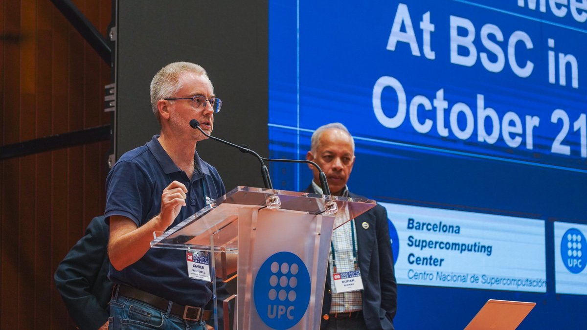 BSC-CNS (@bsc_cns) on Twitter photo 🔘2nd day of the International #HPCUserforum Fall 2024 hosted by BSC!
☑Focus areas of the meeting:
▪Major ways to use #AI & GPUs in HPC
▪BSC as a testbed & developer of new technologies, <a href="/risc_v/">RISC-V International</a>
for HPC applications
▪#QuantumComputing futures 🔘2nd day of the International #HPCUserforum Fall 2024 hosted by BSC!
☑Focus areas of the meeting:
▪Major ways to use #AI & GPUs in HPC
▪BSC as a testbed & developer of new technologies, <a href="/risc_v/">RISC-V International</a>
for HPC applications
▪#QuantumComputing futures