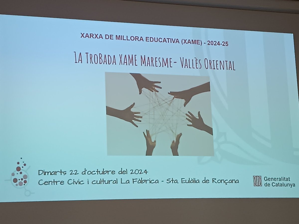 CRPVOII's tweet photo. 1a trobada de la Xarxa de Millora Educativa del Maresme-Vallès Oriental definint els focus de treball i construïnt un coneixement compartint sobre el DUA, un marc per fer entorns d'aprenentatge accessibles, inclusius, equitatius i desafiants. #xtte #xame @SSTTMVO @mmart104 https://t.co/DerroZJDfq