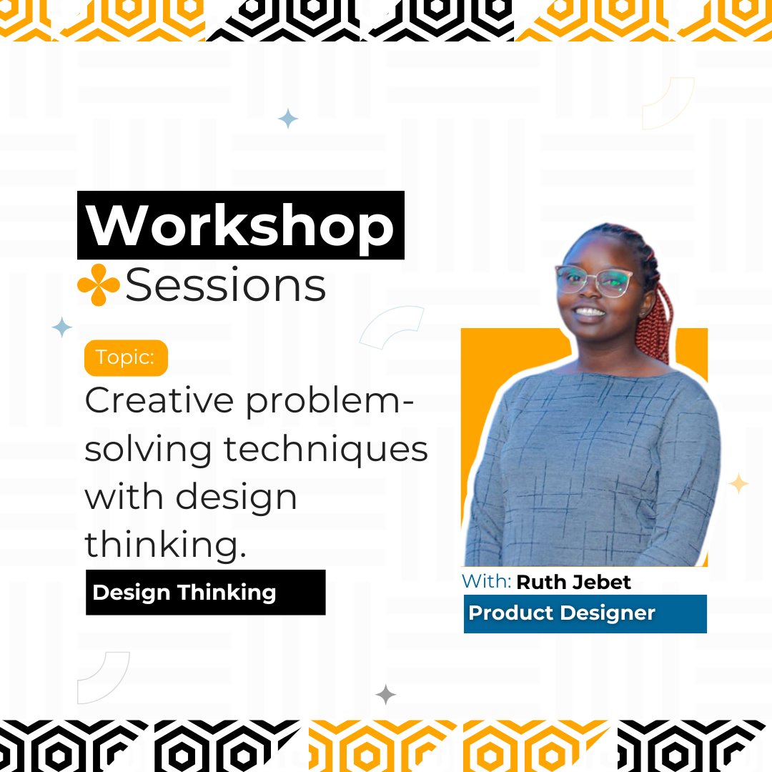 Ms. <a href="/ItsRuthjebet/">Ruthjebet</a>, a product designer, delivering a workshop on Design Thinking. Dubbed 'Creative Problem solving techniques with design thinking'

#TechXEldoret