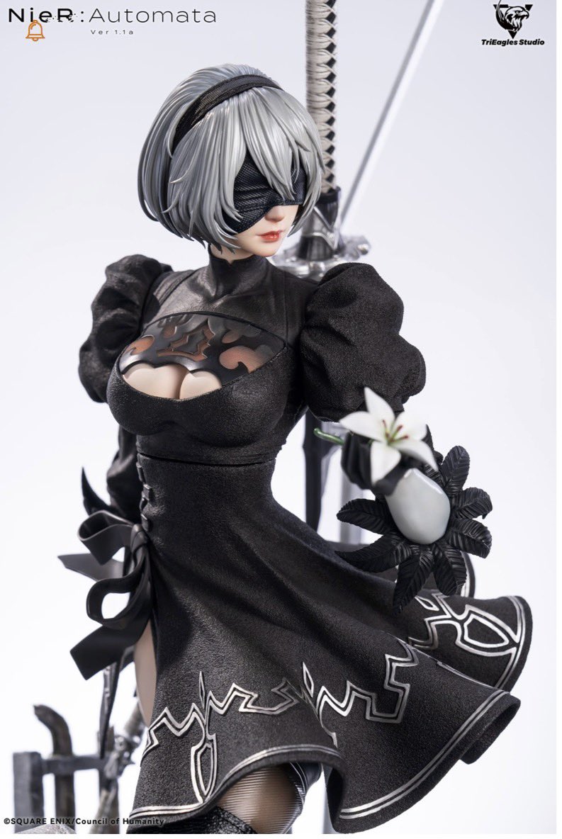TriEagles Studio製のNieR:Automata 2B 1/4 スタチュー スクエニのも