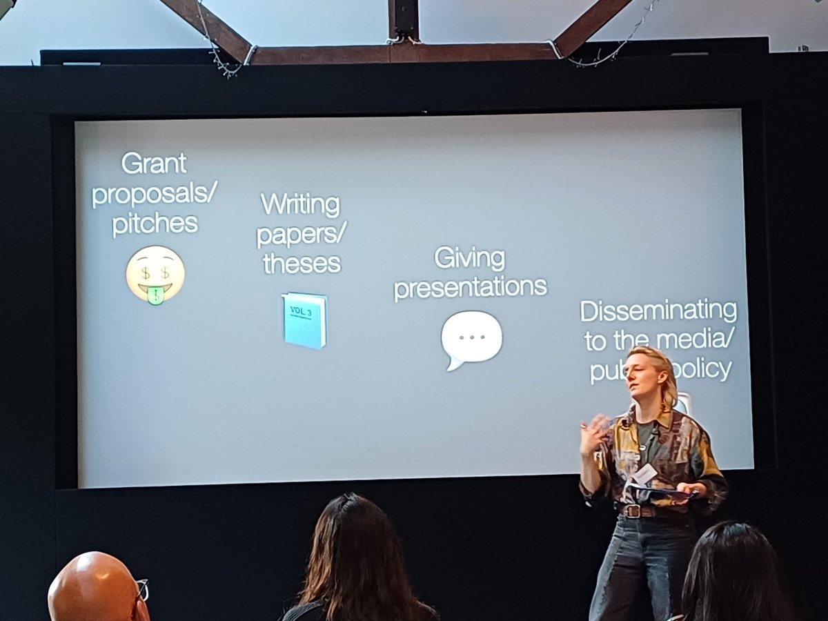 We're delighted to be celebrating the successes of our Prepare for Impact project today down at the <a href="/wshed/">Watershed</a>.  <a href="/AnnaPloszajski/">Dr Anna Ploszajski - find me on Instagram</a> is explaining why storytelling is a key skill for explaining research.