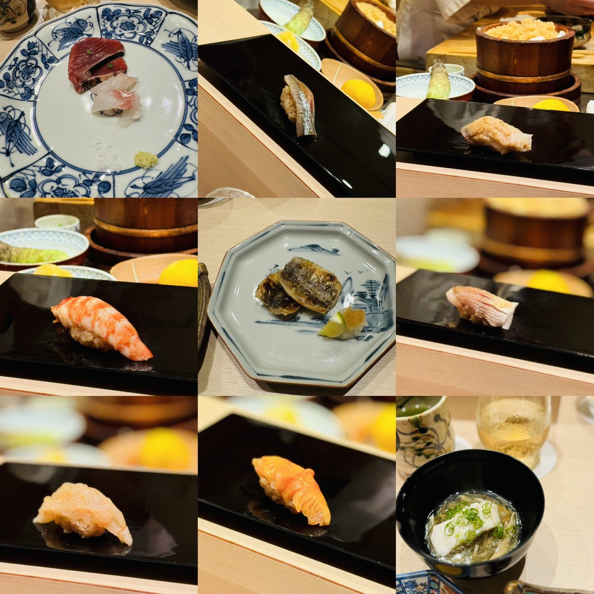 MeiM_official's tweet photo. 10/21六本木@鮨竜太
めめ地元いわきの同級生の鮨職人竜太くんのお店🍣鮨竜太×MeiM💋👀鮨と音楽の夢のコラボ企画が遂に実現🎉😍
美味しいお鮨とお酒、生演奏🎻🪗
どれもこれも美味しくて最高すぎ😍
素晴らしい鮨職人竜太くん！尊敬です！✨
感動と至福のひと時をありがとうございました❤️オススメです！ https://t.co/XOp5inVbTg