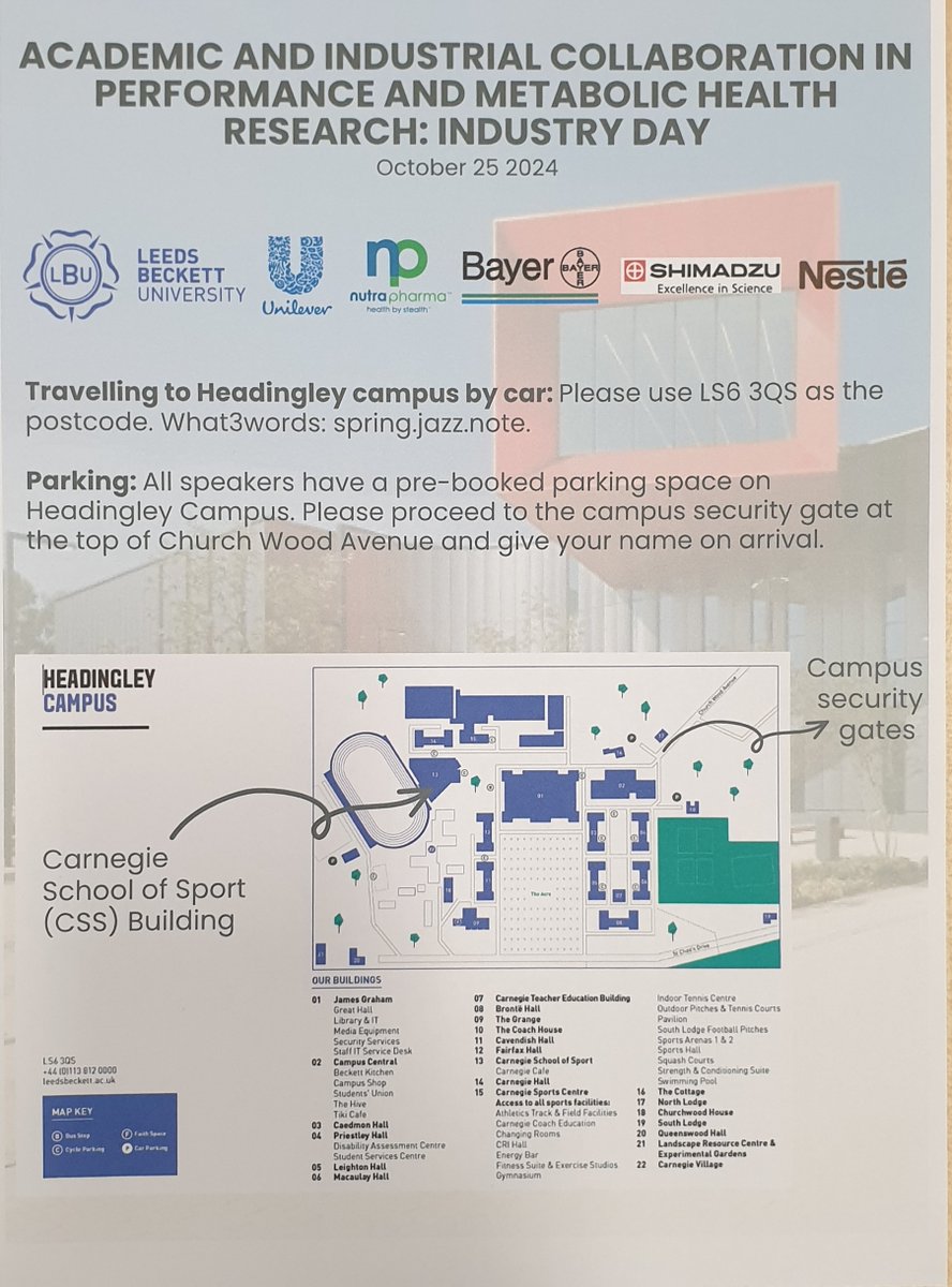 @PsyCen (@psycenlbu) on Twitter photo A reminder that Professor Lauren Owen is hosting an excellent Nutrition Research Day this Friday at <a href="/Carnegie_Sport/">Carnegie School of Sport</a>, with contributions from academic and industry experts on performance and metabolic health research.
Register here 👇leedsbeckett.ac.uk/events/researc…
Full schedule 👇 A reminder that Professor Lauren Owen is hosting an excellent Nutrition Research Day this Friday at <a href="/Carnegie_Sport/">Carnegie School of Sport</a>, with contributions from academic and industry experts on performance and metabolic health research.
Register here 👇leedsbeckett.ac.uk/events/researc…
Full schedule 👇