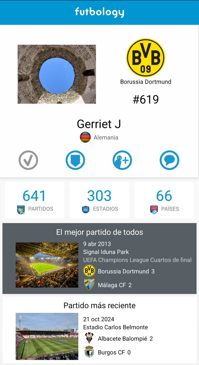 andujar46's tweet photo. Hubo ayer tres aficionados del Dortmund que su mejor plan antes de ver hoy a su equipo jugar en el Bernabéu fue bajar ayer a Albacete a ver un Alba-Burgos 😭😭😭😂😂😂 https://t.co/mgN2wWIy75