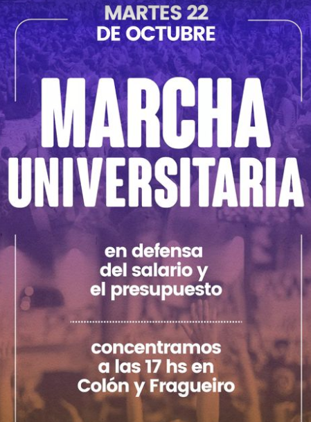 andyferreyra's tweet photo. 👉Martes: marcha universitaria desde las 17:00 en Córdoba https://t.co/GtrxhAstnd