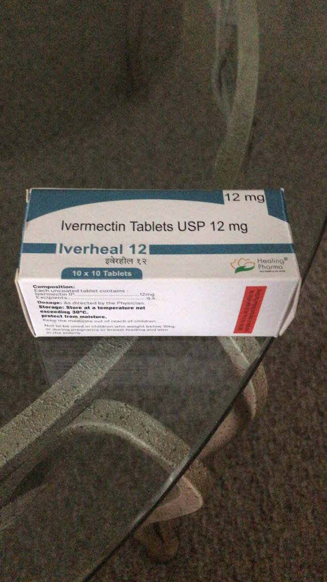 Remember to take your Ivermectin. With a big glass of water, 1 hr. Before you eat