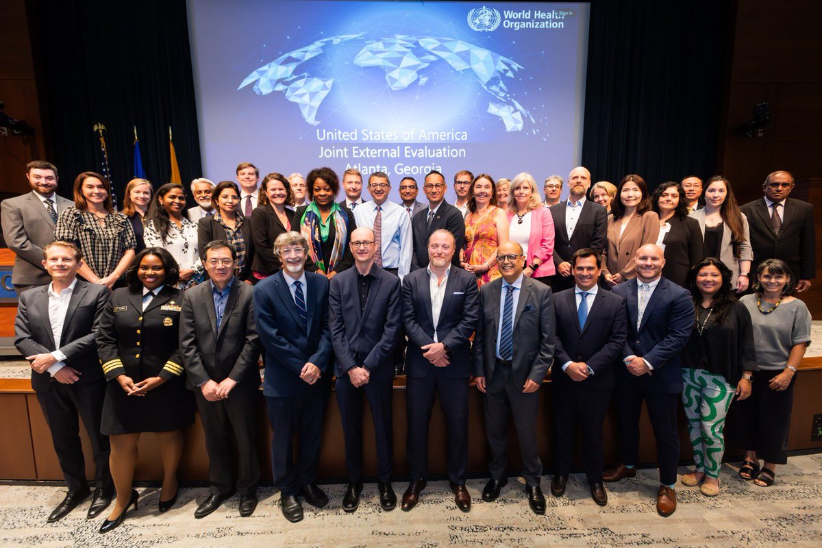 ChungongStella's tweet photo. 🌍 The recent Joint External Evaluation #JEE in the US, which I led @WHO highlighted strong multisectoral collaboration and commitment to strengthening #HealthSecurity! Big thanks to @HHSGov, @ASPRgov, @StateDeptOGA, @HHS_ASGA, for driving action to prevent, detect, and respond to health threats. #GlobalHealth