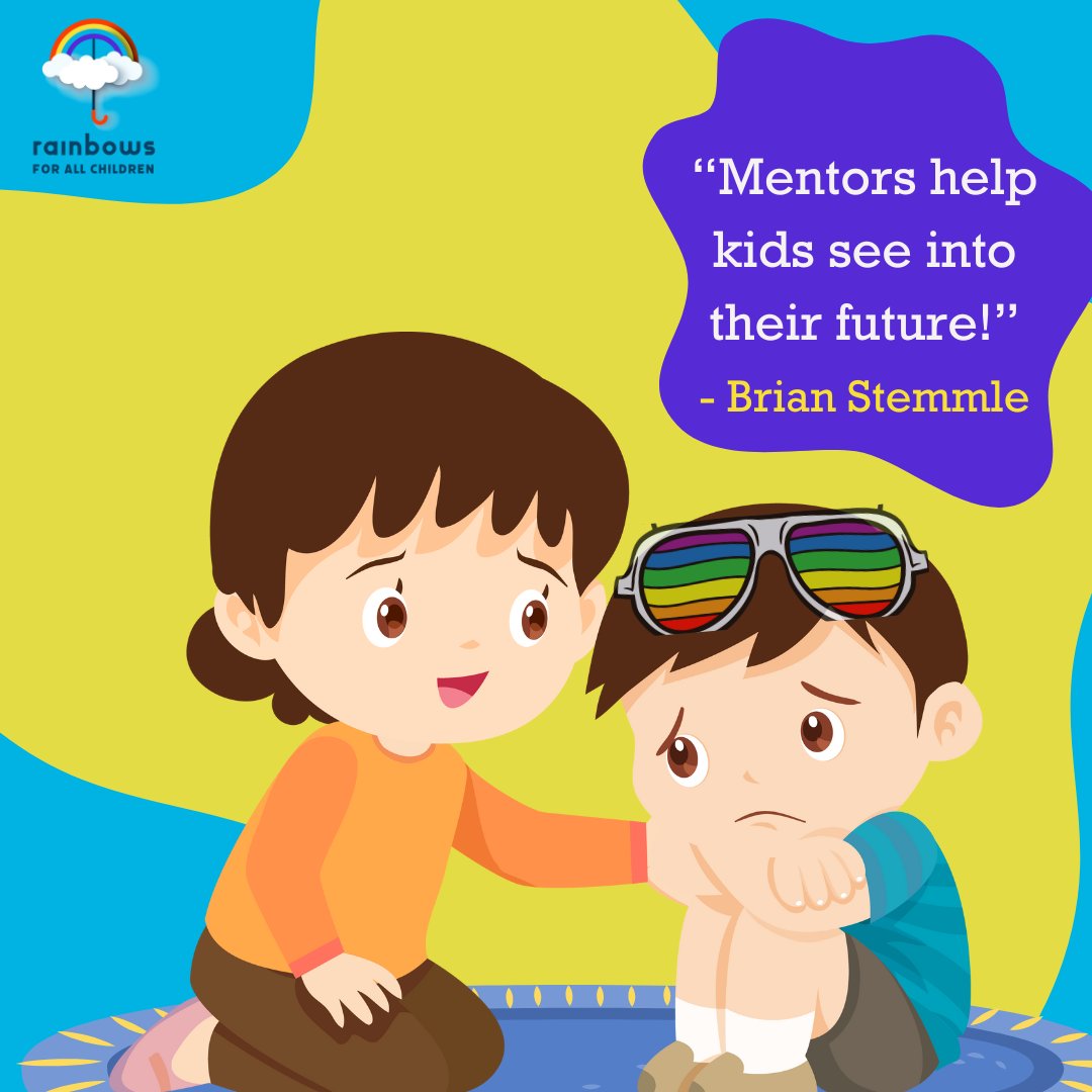 rainbowsforkids's tweet photo. Facilitators help guide kids to put on their rainbow-colored glasses and see their colorful future. Become a facilitator at Rainbows for All Children today by clicking the link in the bio!
#SupportingKids #FacilitatorRecruitment #ColorfulFuture https://t.co/PGMiYYCgB7