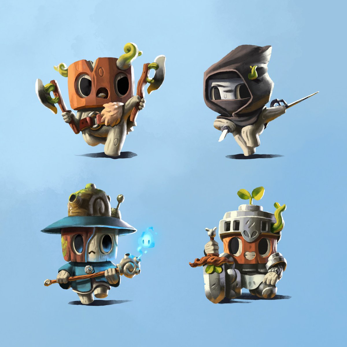 D&amp;D Choplings! Which Class would you choose for an adventure, Barbarian, Rogue, Wizard or Paladin?