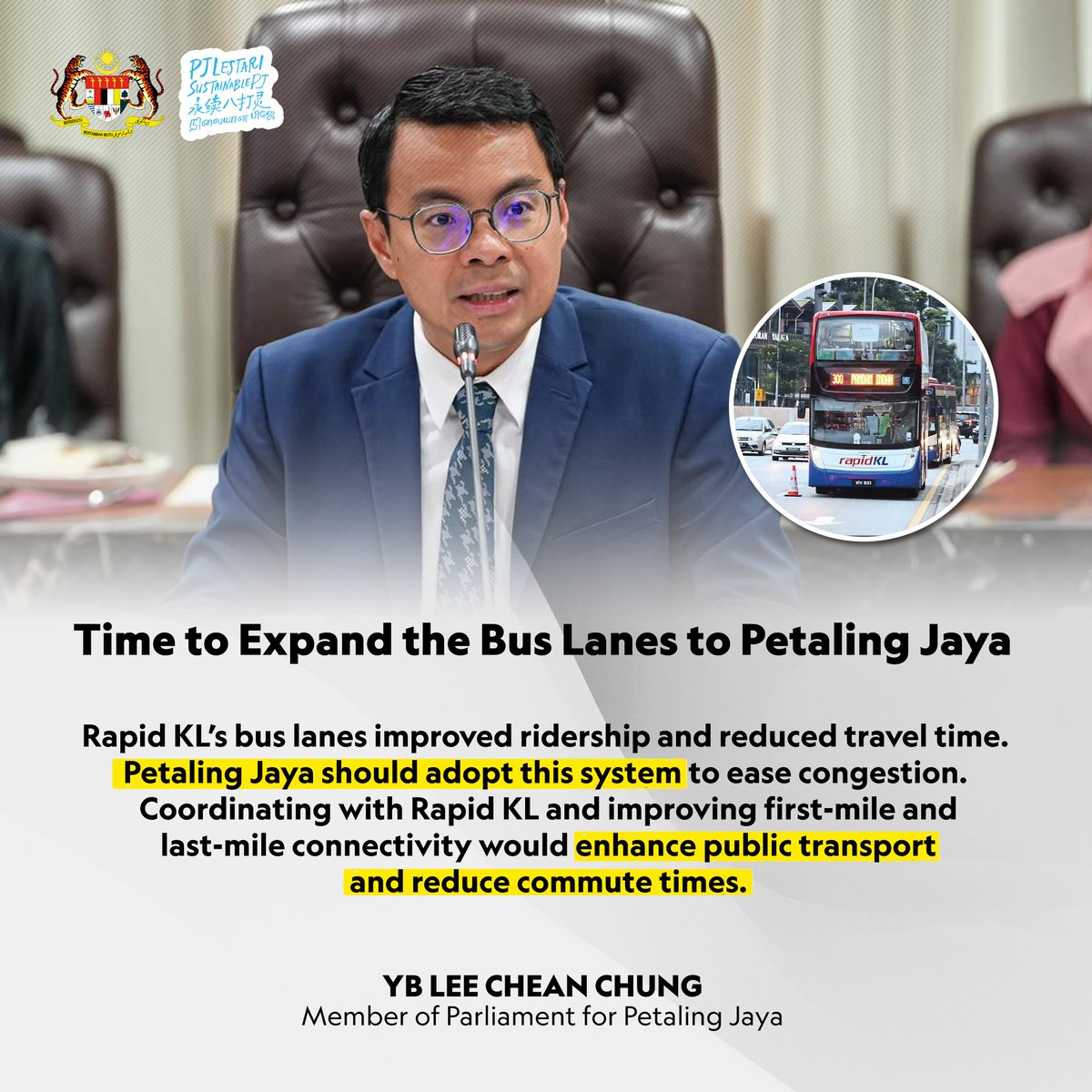 cheanchung's tweet photo. Time to Expand the Bus Lanes to Petaling Jaya

Rapid KL’s recent announcement about the success of their exclusive bus lanes marks a significant milestone in public transport efficiency. https://t.co/qJVHvCg4MS
