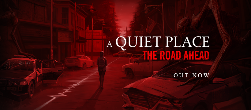CatCavadini's tweet photo. A Quiet Place: The Road Ahead is out now! I play the main antagonist Laura Edwards in this first-person horror game set in the world of the Quiet Place films. Released on Steam, PlayStation 5 and Xbox Series X|S. 
Watch Laura on Day 1 https://t.co/DSYHrzVAxP https://t.co/ouDt1Gg9SU