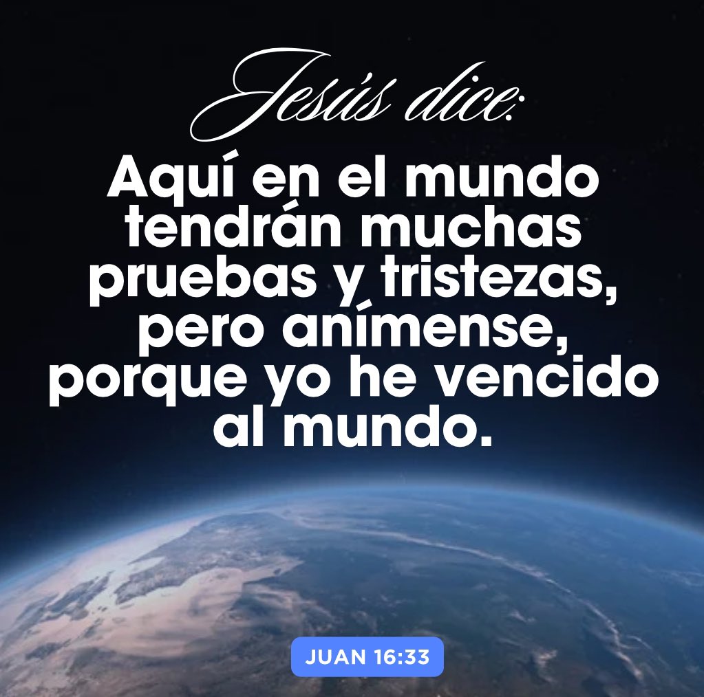 Nos recuerda que la vida está llena de desafíos y dificultades. La promesa de que Jesús ha vencido al mundo nos da la fortaleza para enfrentar nuestras luchas, recordándonos que, a pesar de las adversidades, podemos encontrar consuelo y paz en nuestra confianza en Él