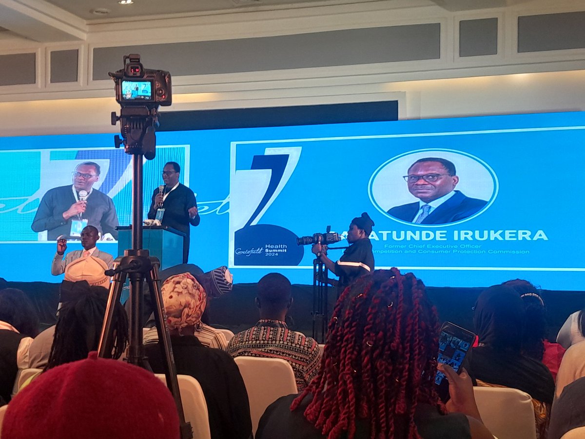 "The world is not prepared for the damages of NCD" - Babatunde Irukera (former CEO Federal Competition and Consumer Protection Commission) at the #GatefieldHealthSummit <a href="/GatefieldImpact/">Gatefield Impact</a> <a href="/Gatefieldco/">Gatefield</a> 

- <a href="/SkinnyBoi001_/">Auwal 🦇</a>