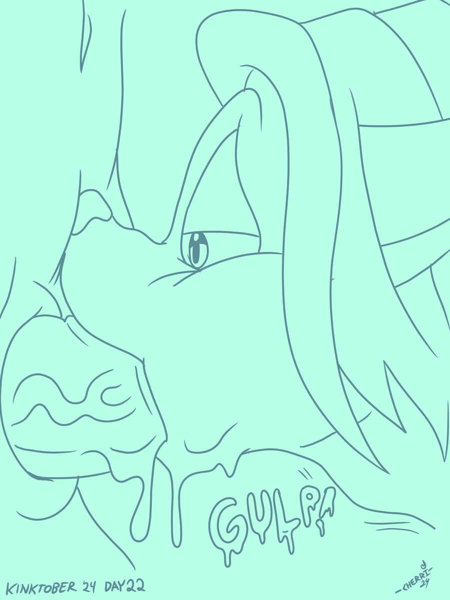 CherriLyme's tweet photo. Kinktober Day 22: Cum in Throat https://t.co/HgkdUZH9yj #furryart #kinktober #nsfw https://t.co/T9FrAFxPQ4