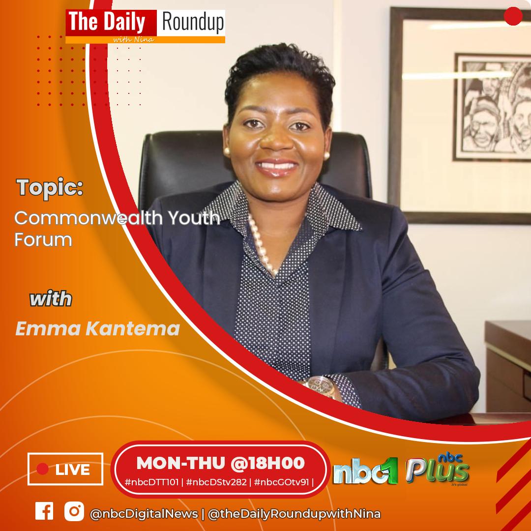 NBCDigitalNews's tweet photo. COMING UP | Catch The Daily Round Up With Nina tonight at 18:00 on nbc1 at https://t.co/vJE7aVDB2D #nbcDSTV282 and #nbcGOtv20.

#NBCNews #nbcDSTV282 #nbcdigitalnews #nbcGOtv20 #nbcplus https://t.co/vn6YBIYzst