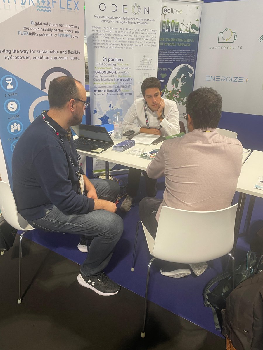 odeonEU's tweet image. 👋We&apos;re at @Enlit_Europe! Visit us at stand 6.E10-S11 in the EU Projects Zone in Milan!
Learn how this #HorizonEU project is revolutionizing the #energy landscape with a pioneering federated framework for a resilient, data-driven future.
👉odeonproject.eu #EnergyDataSpace