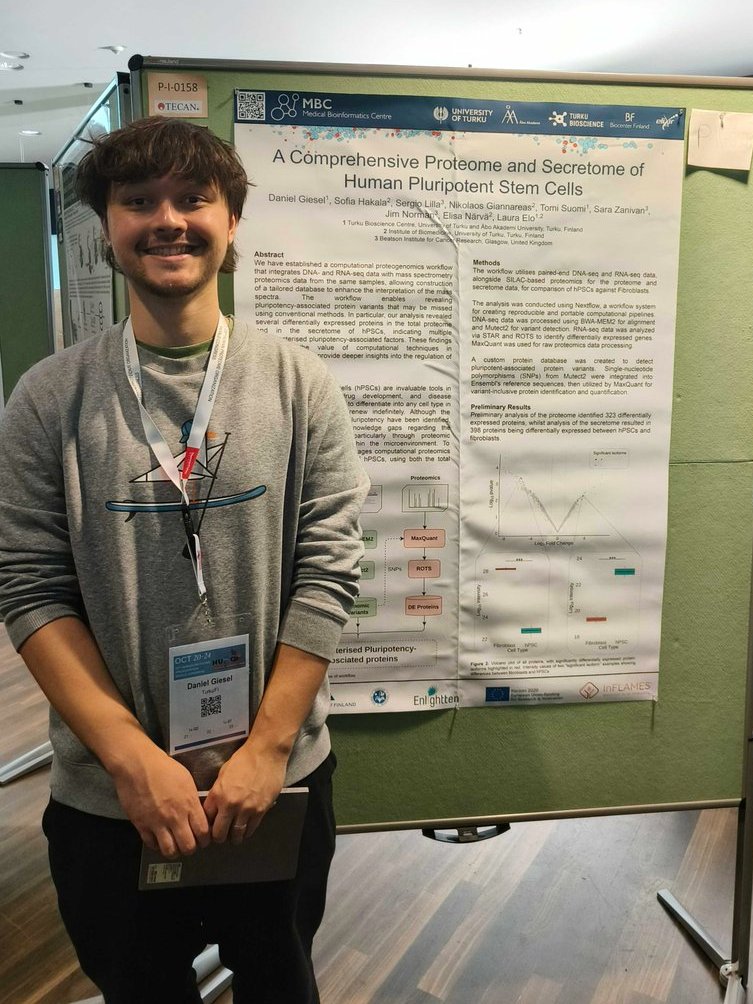 EloLab_fi's tweet image. Enjoying great science in beautiful Dresden! Come meet us at our posters P-II-0523, P-III-0802 and P-III-0818! #hupo2024
@BioscienceTurku @InFLAMES_Health @UniTurku