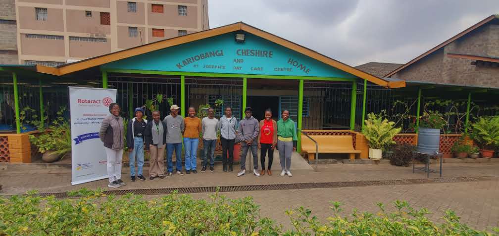 racjkuat's tweet photo. Our Visit to Kariobangi Cheshire  home to celebrate an early Mashujaa day  with our heroes and heroines.We were joined by fellow Rotaract clubs of;@racspu 
         USIU-A
    @rcku_254 
#ImpactCatalyst
#TheMagicOfRotary
#RacJkuat https://t.co/I5iiEHBRoT