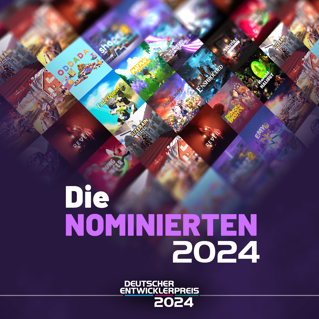 🚨 Endlich ist es soweit: Wir freuen uns sehr, die diesjährigen Nominierten des Deutschen Entwicklerpreises 2024 vorstellen zu dürfen! 🚨

🎮 Lasst uns die Nominierten feiern: deutscherentwicklerpreis.de/nominierte-gew…

#DEP2024