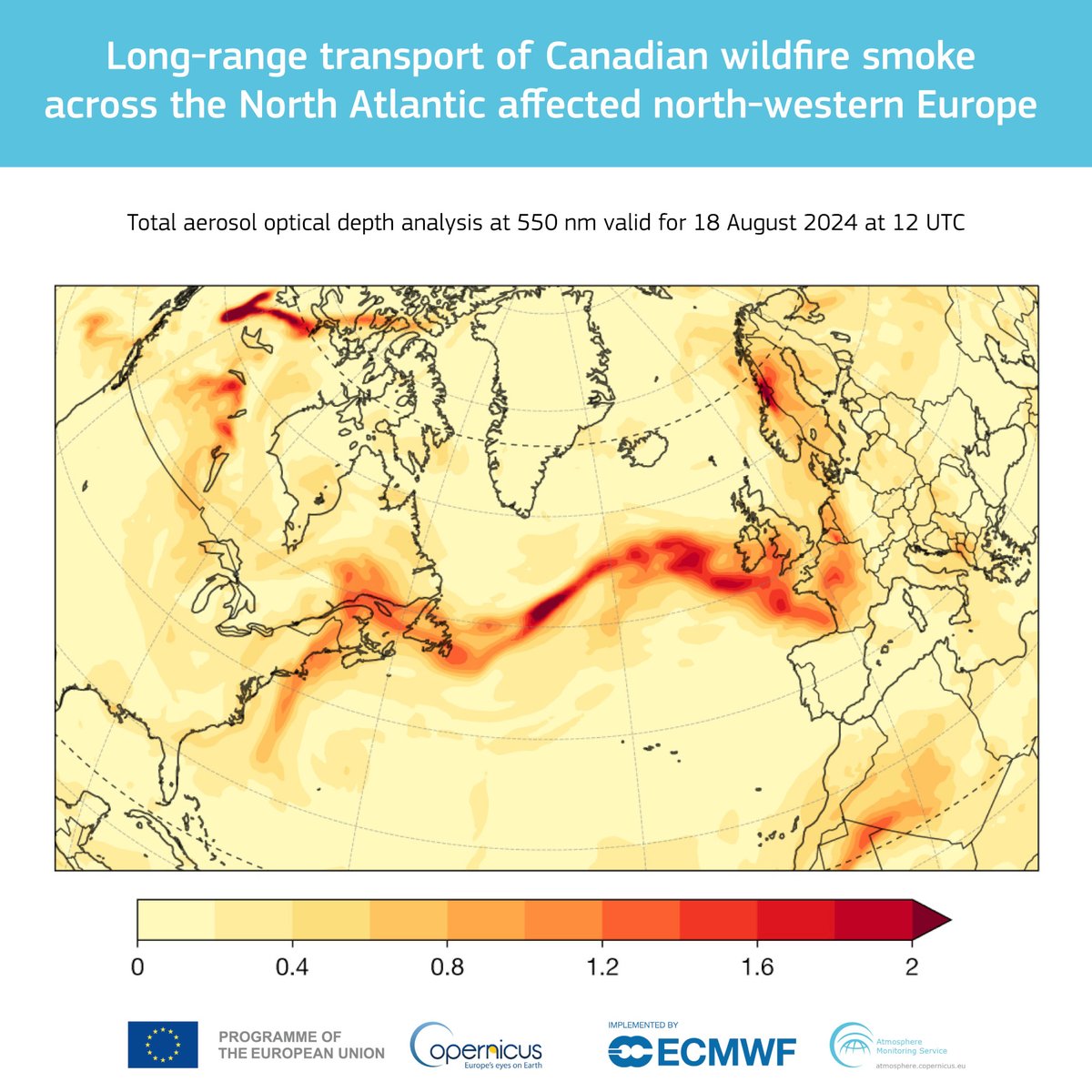 Copernicus ECMWF (@copernicusecmwf) on Twitter photo Canadian wildfires in 2024 have again been extreme, resulting in the second highest annual total emissions (after 2023) in the 22 years of our #CopernicusAtmosphere Global Fire Assimilation System dataset.
All insights in our latest summary:
ecmwf.int/en/newsletter/… Canadian wildfires in 2024 have again been extreme, resulting in the second highest annual total emissions (after 2023) in the 22 years of our #CopernicusAtmosphere Global Fire Assimilation System dataset.
All insights in our latest summary:
ecmwf.int/en/newsletter/…