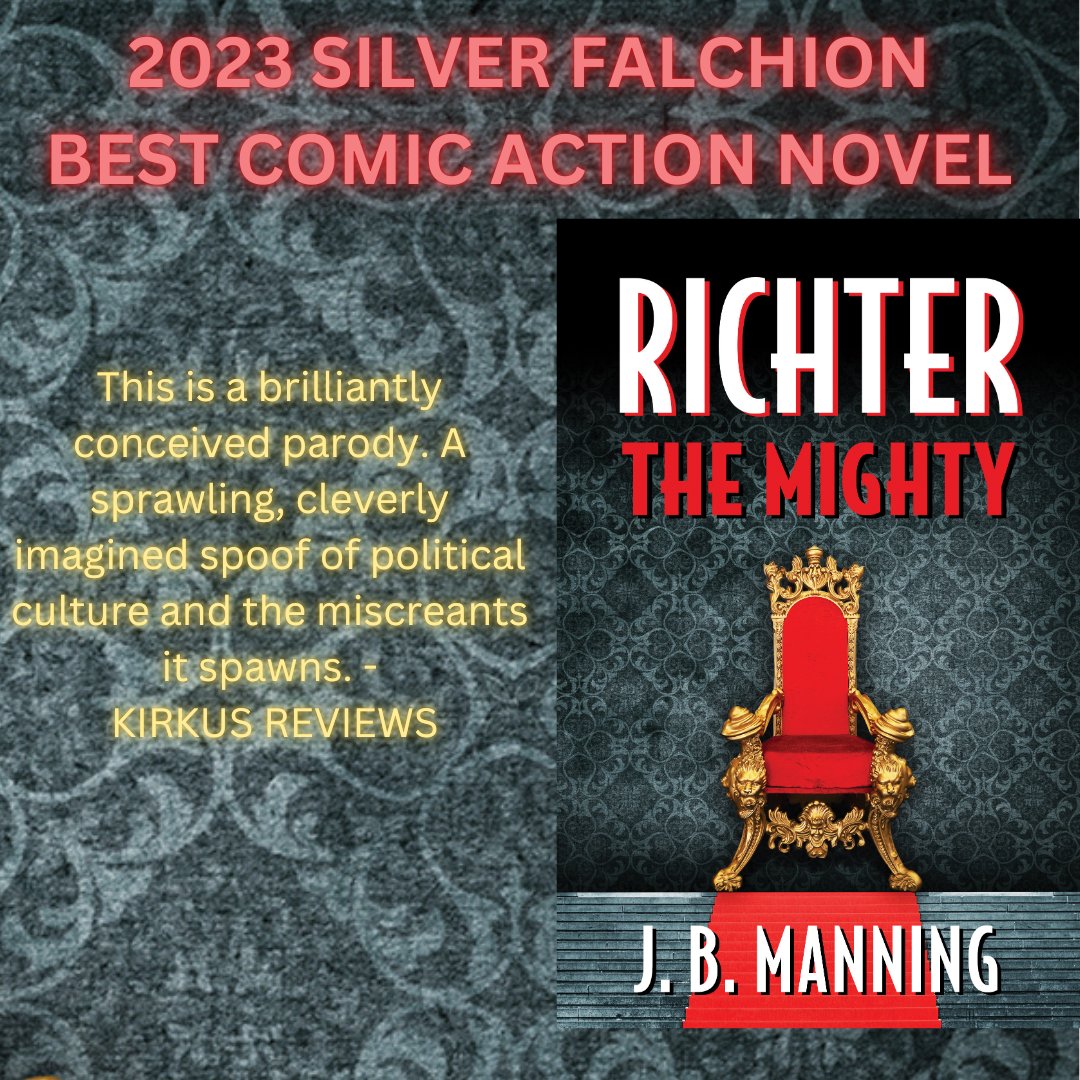 Laughing through the thrills. #comedy #Satire #thrillerbooks #WritingCommunity #Writer amazon.com/Richter-Mighty…