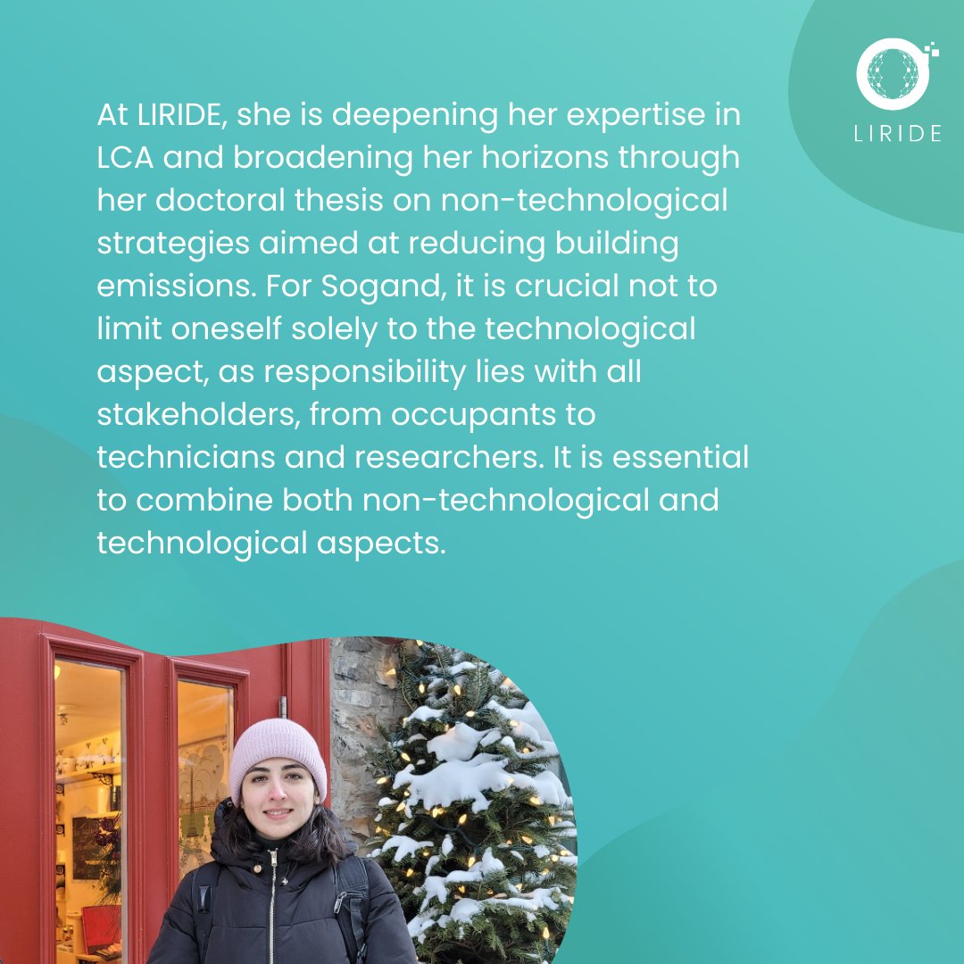 Learn more about Sogand's #research background and what motivates her to contribute as a researcher in the #sustainable #building sector. 💚 #lca