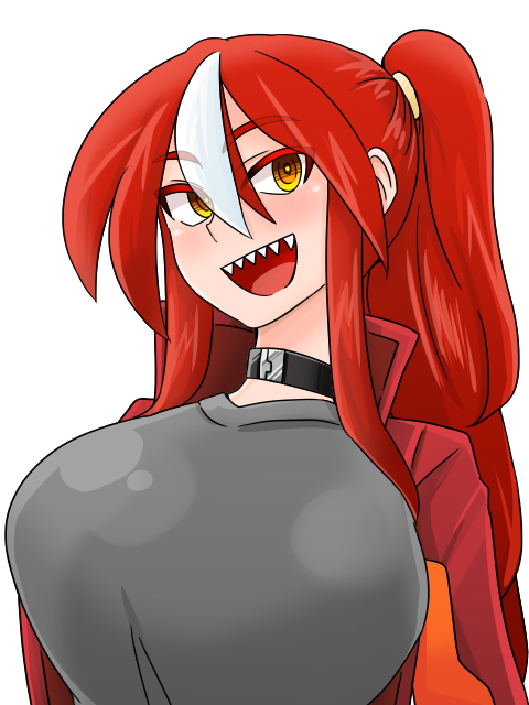 マウンテン筍さん(@takenoko91004)の依頼で描かせてもらった立ち絵です
普段描かないタイプの顔で楽しかった 