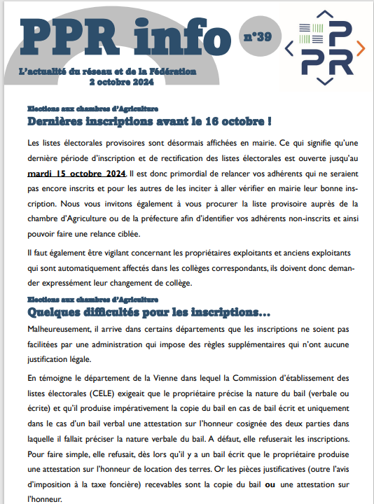 Syndicat de la Propriété Privée Rurale 27 tweet media