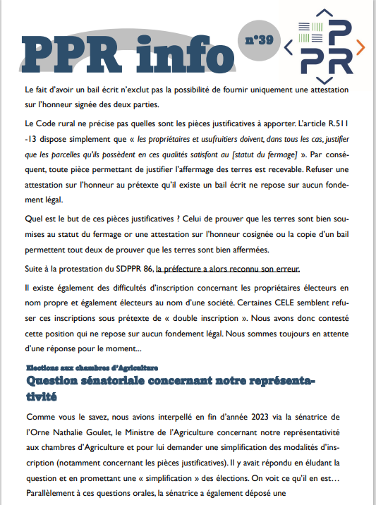 Syndicat de la Propriété Privée Rurale 27 tweet media