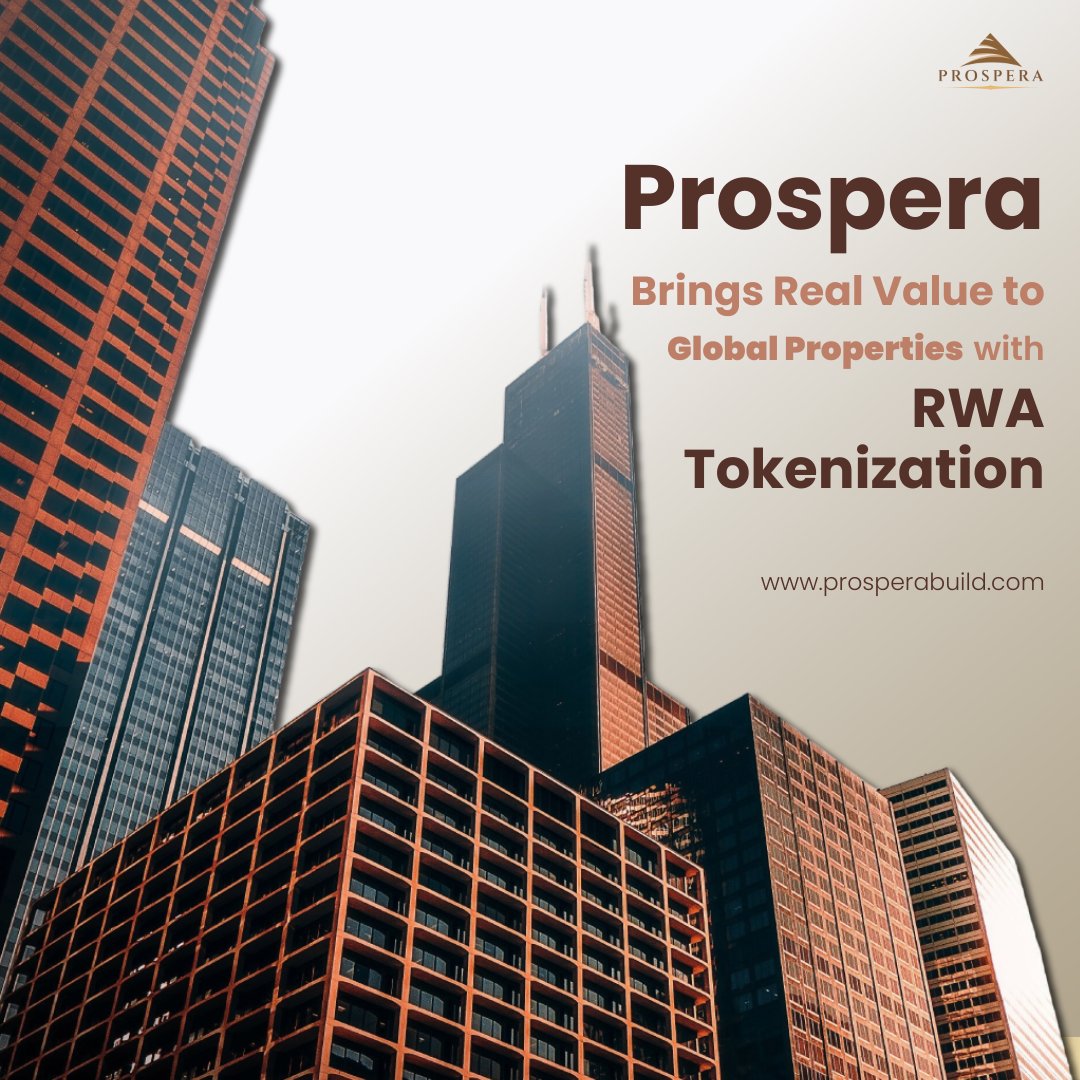 ProsperaBuild's tweet photo. Imagine owning a piece of prime real estate with just a few clicks—no boundaries, no limits. 🌐 

Prospera is transforming how we invest in property, leveraging blockchain to tokenize real-world assets (RWAs). 

The future of property ownership is now decentralized, secure, and within reach. Ready to be part of the next big shift in real estate? 🌟 

#Prospera #RWATokenization #BlockchainRealEstate #InvestSmart #RealEstateRevolution