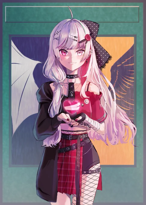 悪魔と人間のハーフ(心変わりパロ) #にじさんじ遊戯王祭 #流石神絵師
